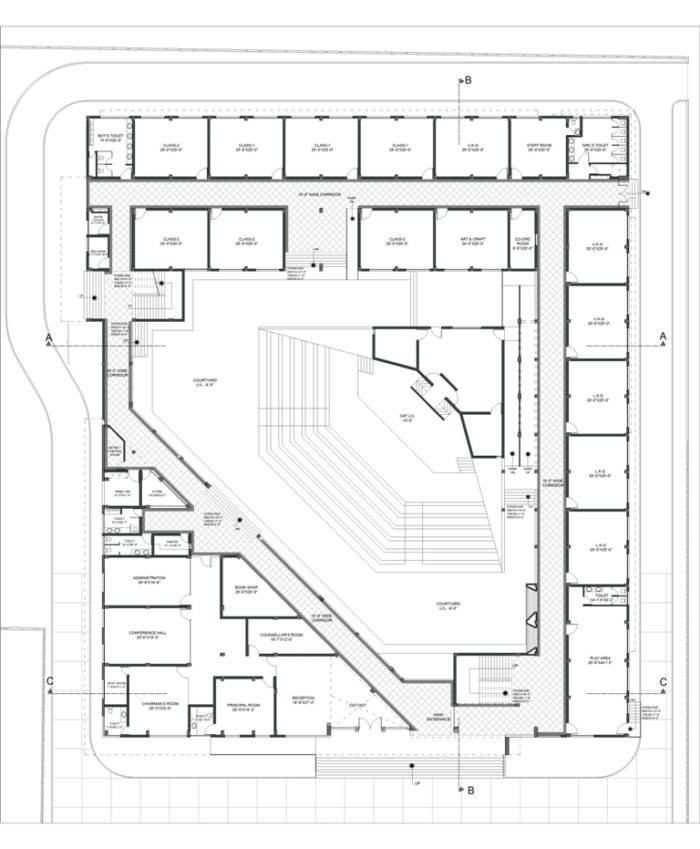 Mount Litera Zee School, Rampura Phul (PB), India. - ABArchitecture